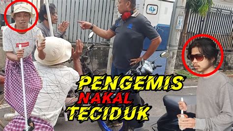 Pengemis PALSU, Kaki Buntung dan Buta Tertangkap Basah Intel || Lucu ...