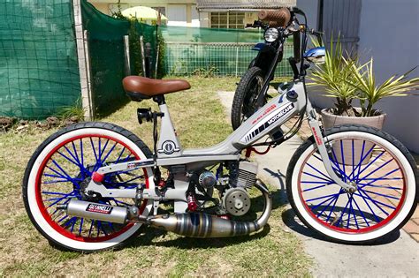 Motobecane Mbk Moped Mobylette Vintage Moped, Custom Cafe, 50% OFF