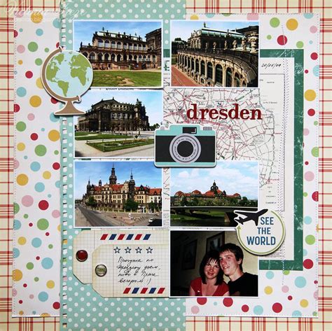 Travel scrapbook pages, Scrapbooking layouts travel, Vacation scrapbook