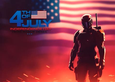 Premium AI Image | USA Flag Army 40