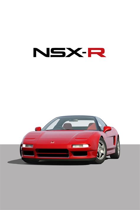 Honda NSX-R Digital Poster Gift for Man Car Posters for Boys Wall Art for Your Son Car Prints ...