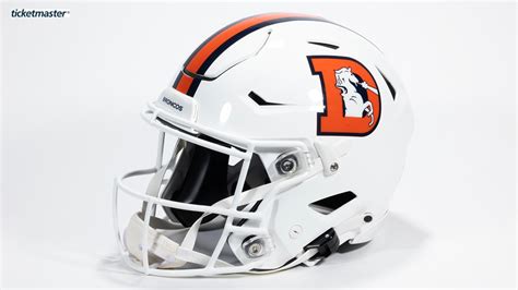 Broncos to wear 'Snowcapped' alternate helmet vs. Jets, Patriots