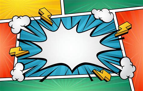 Comic Halftone Flat Background 2153150 Vector Art at Vecteezy