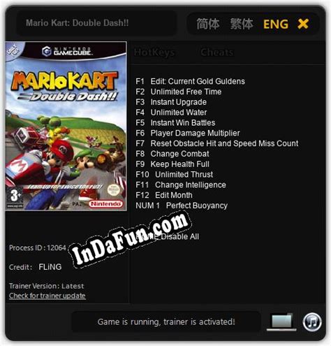 Mario Kart: Double Dash!!: TRAINER AND CHEATS (V1.0.34) » Free Download ...