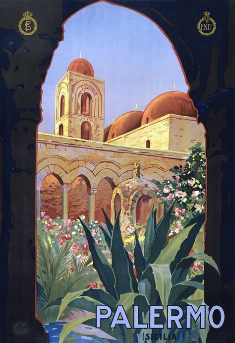 Palermo Italy Travel Poster Free Stock Photo - Public Domain Pictures