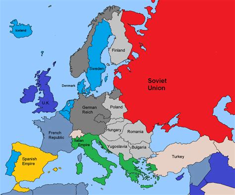 European Map Before Ww2