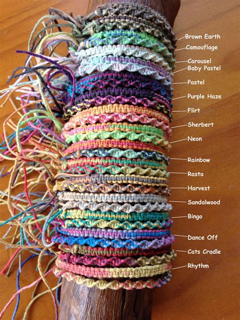 Variegated Hemp Handmade Friendship Bracelet/Anklet/Wristband