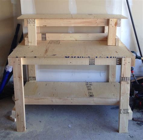 2x4 Workbench and Shelf