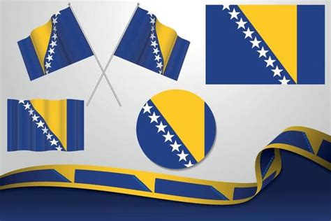 Bosnia Flag Vector Art, Icons, and Graphics for Free Download