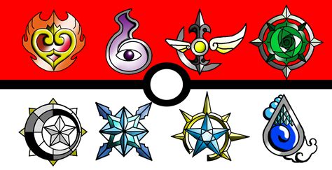 my pokemon badges by portadorX on DeviantArt