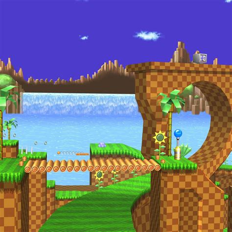 Sonic Mania Background Green Hill Zone - Sonic Mania Green Hill Zone ...