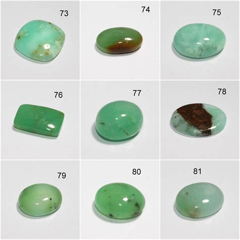 Natural Chrysoprase Cabochon Mix Shape Chrysoprase - Etsy