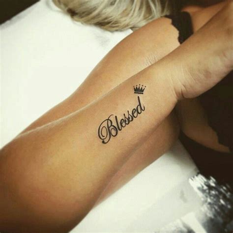 Small Blessed Tattoo Ideas - Best Tattoo Ideas