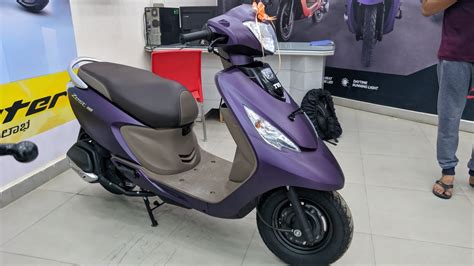 2019 TVS Scooty Zest 110 With SBT🔥🔥🔥|Matte Color|Update 2019|Specs ...