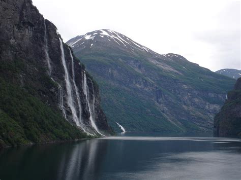 Waterfalls in Geiranger