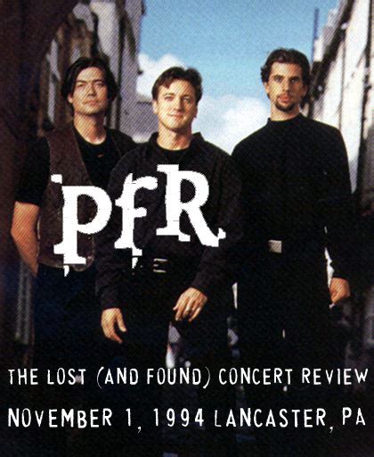 Jesusfreakhideout.com Concert Reviews and Photos: PFR Tour 1994