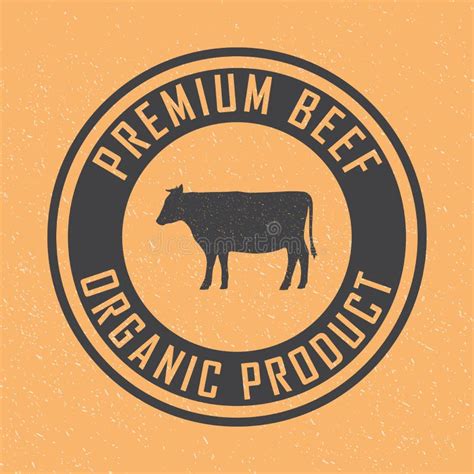 Premium Beef Logo. Labels, Badges and Design Elements. Retro Style ...