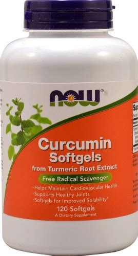 NOW Foods Curcumin Softgels, 120 Softgels - Food 4 Less