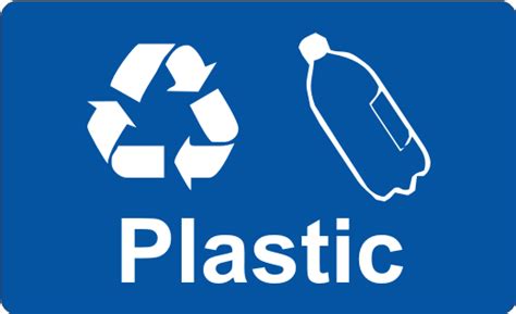 Recycling Sticker - Plastic - Natural Signs