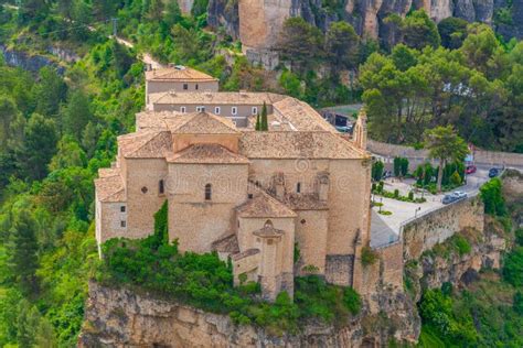 Parador De Cuenca Hotel in Spain. Stock Photo - Image of accommodation ...