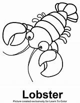 Larry The Lobster Coloring Pages sketch template