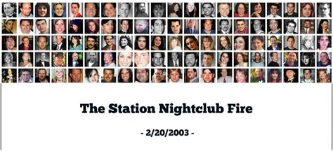 The Station Nightclub Fire Victims