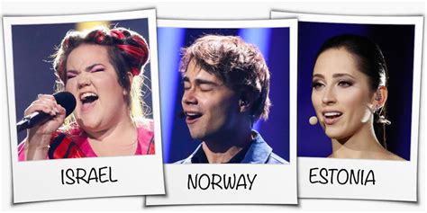 The winner of Eurovision 2018: Israel, Norway or Estonia