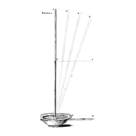 Torricelli'S Barometer. Nthe Barometer Invented By Evangelista Torricelli (1608-1647) For Use In ...