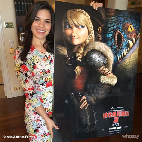 America Ferrera holding Astrid's Poster - Astrid Hofferson Photo (37230919) - Fanpop