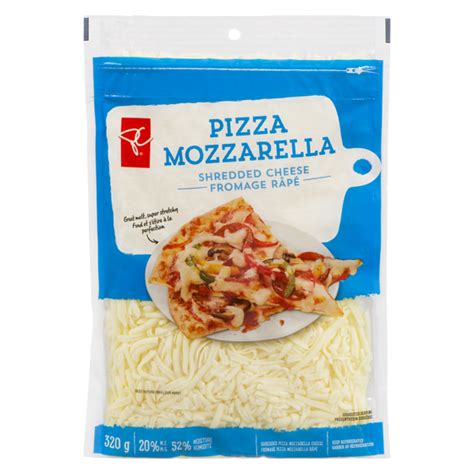 PC Pizza Mozzarella Shredded Cheese | PC.ca