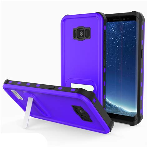 Galaxy S8 Waterproof Case, Punkcase KickStud Purple Series, [Slim Fit ...