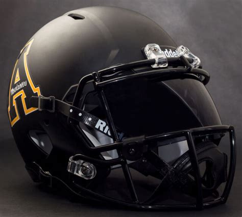 APPALACHIAN STATE MOUNTAINEERS Gameday REPLICA Football Helmet OAKLEY Eye Shield | eBay