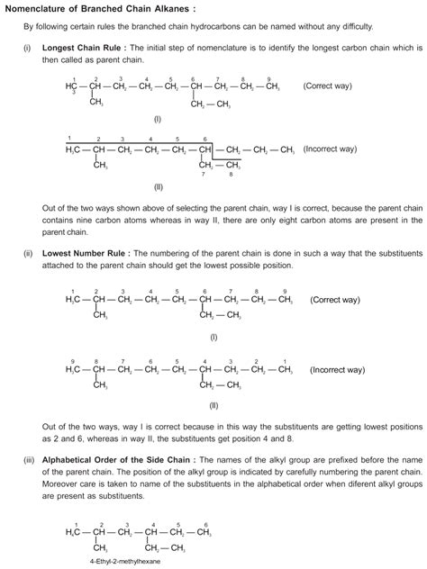 Important Iupac Rules for naming organic compound (Nomenclature)