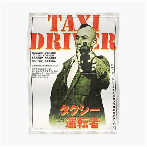 "Taxi Driver" Poster by ragaco | Redbubble