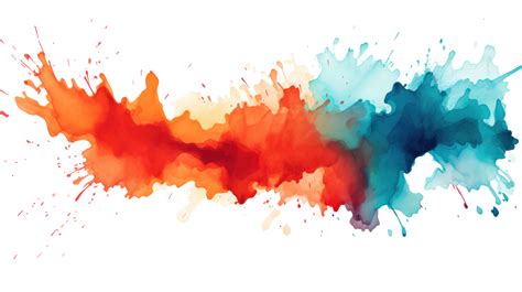 colorful ink splash on transparent background 27254716 PNG