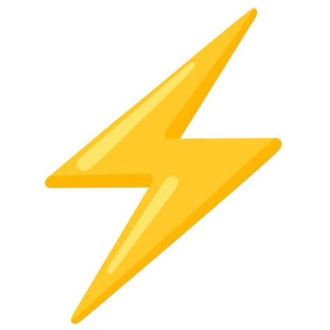 ⚡ High Voltage Emoji | Zap Emoji, Lightning Bolt Emoji