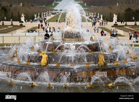 Water Fountains Gardens Palace of Versailles France Stock Photo - Alamy