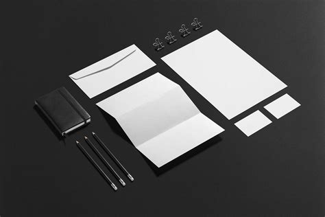 Free Business Stationery Branding Mockup (PSD)