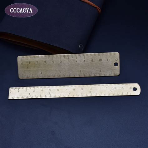 Aliexpress.com : Buy CCCAGYA H002 copper straight ruler 13cm and 16.5cm ...