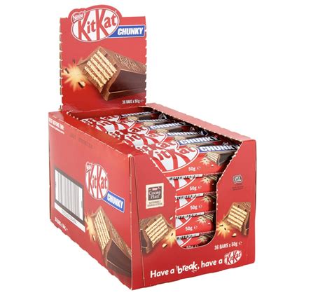 Nestle Kit Kat Chunky 36 x 50g box | Confectionery World