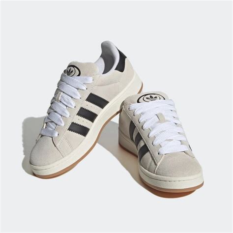 [ADIDAS] 아디다스 오리지널스 캠퍼스 00S 크리스탈 화이트 블랙 우먼스 - GY0042 - 럭드 (LUCK-D)