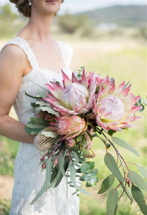 Protea wedding, Protea bouquet wedding, Protea bouquet