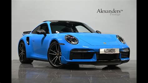 2021 (71) Porsche 911 Turbo S (992) in Shark Blue - YouTube