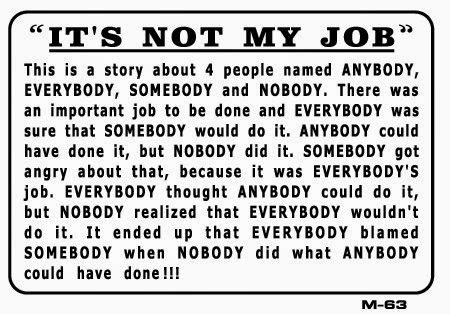 Career Tips From The Seasoned Recruiter: What You Say is "Not My Job," May End Up Meaning You No ...