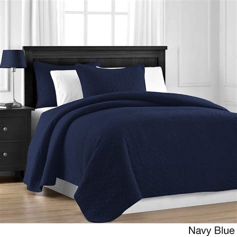 Best Comfy Bedding Navy Bedspread - Your Home Life