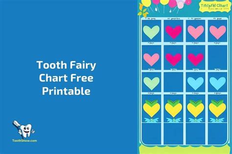 Tooth Fairy Chart Free Printable