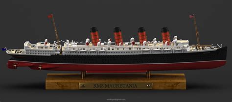 Vasilije Ristovic - Ocean Liner "RMS Mauretania" 1906 - 1935 Color layouts