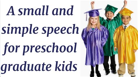 sample welcome speech for preschool graduation ceremony