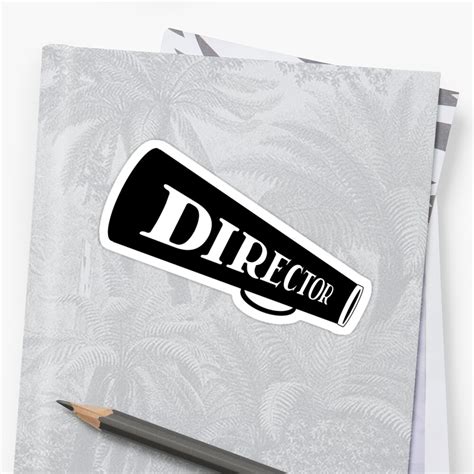 "DIRECTOR - FILM" Sticker by SenBusra | Redbubble