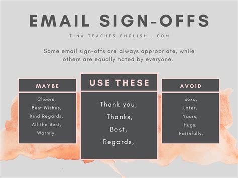 How to End Your Emails (aka Stop Worrying About Email Sign-Offs) | Tina Teaches English